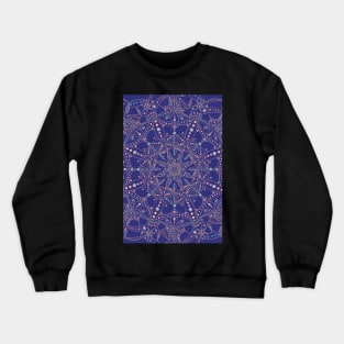 Blue mandala Crewneck Sweatshirt